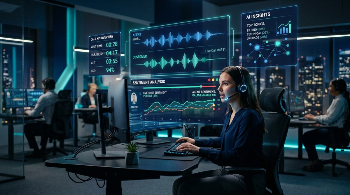 AI-powered call center analytics