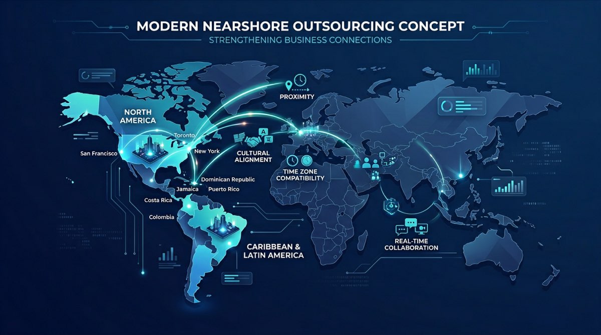 What is nearshore outsourcing